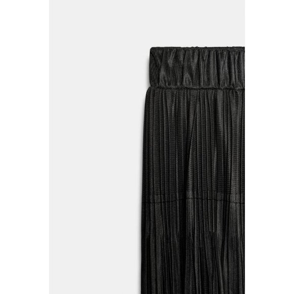 ZARA FRINGED MIDI SKIRT - Picture 8 of 8